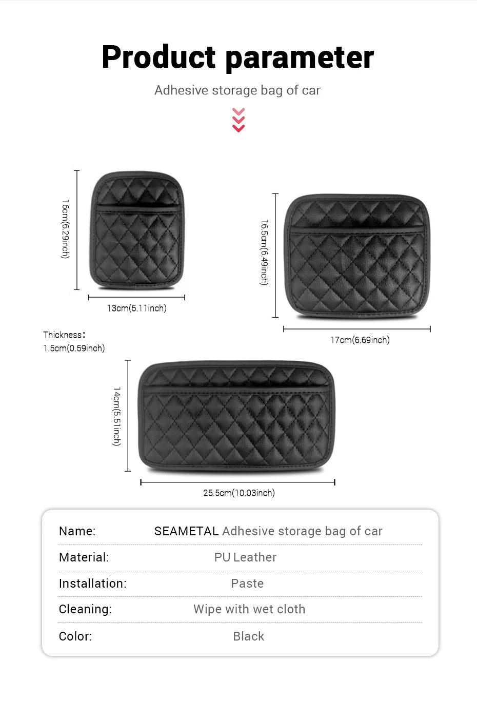 Car Organizer Pocket Bag Multifunctions