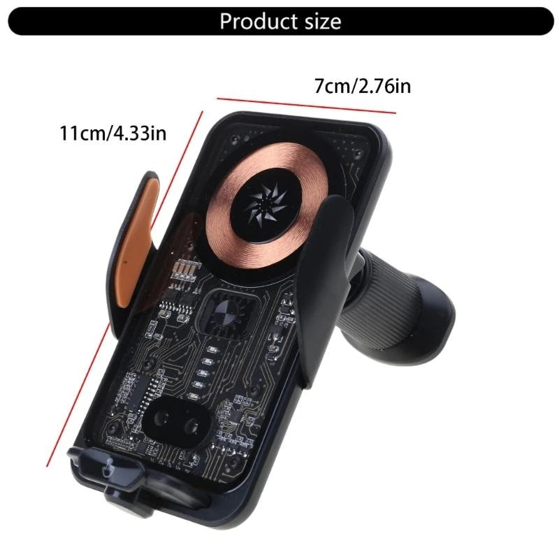 12QM 66W Wireless Charging Auto Mount Phone Holder