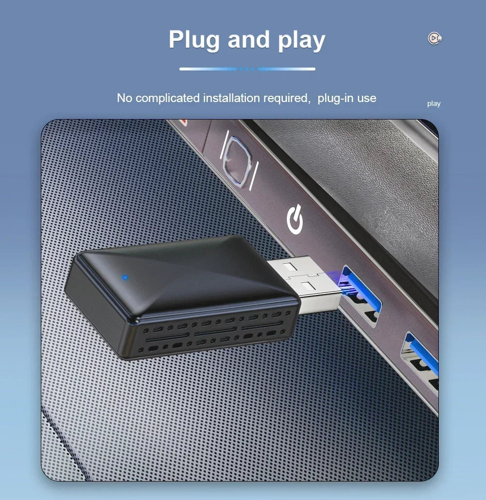 2-in-1 Wireless Adapter CarPlay Wireless Adapter