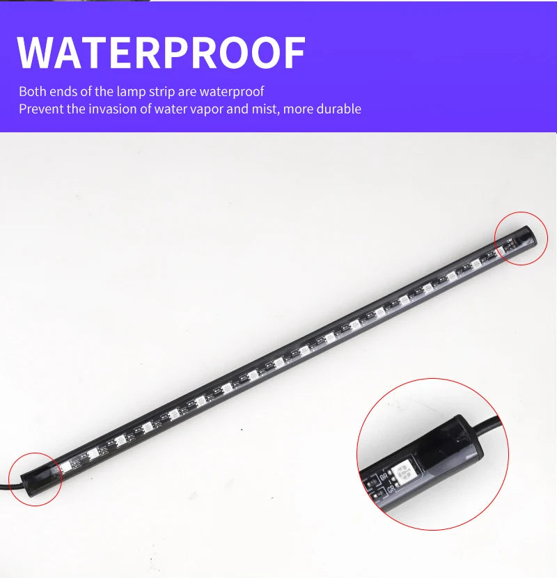 Universal Car RGB Ambient Lights LED Strip for Interior Decoration