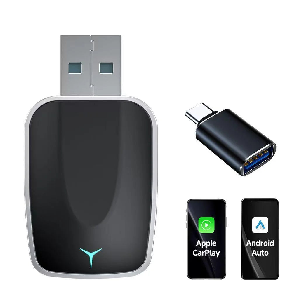 2-in-1 wired CarPlay to wireless