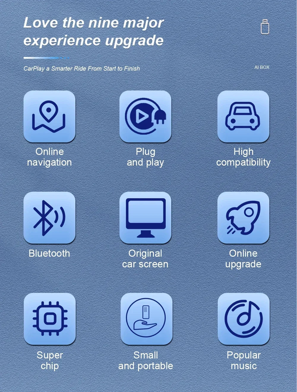 2-in-1 Wireless Adapter CarPlay Wireless Adapter