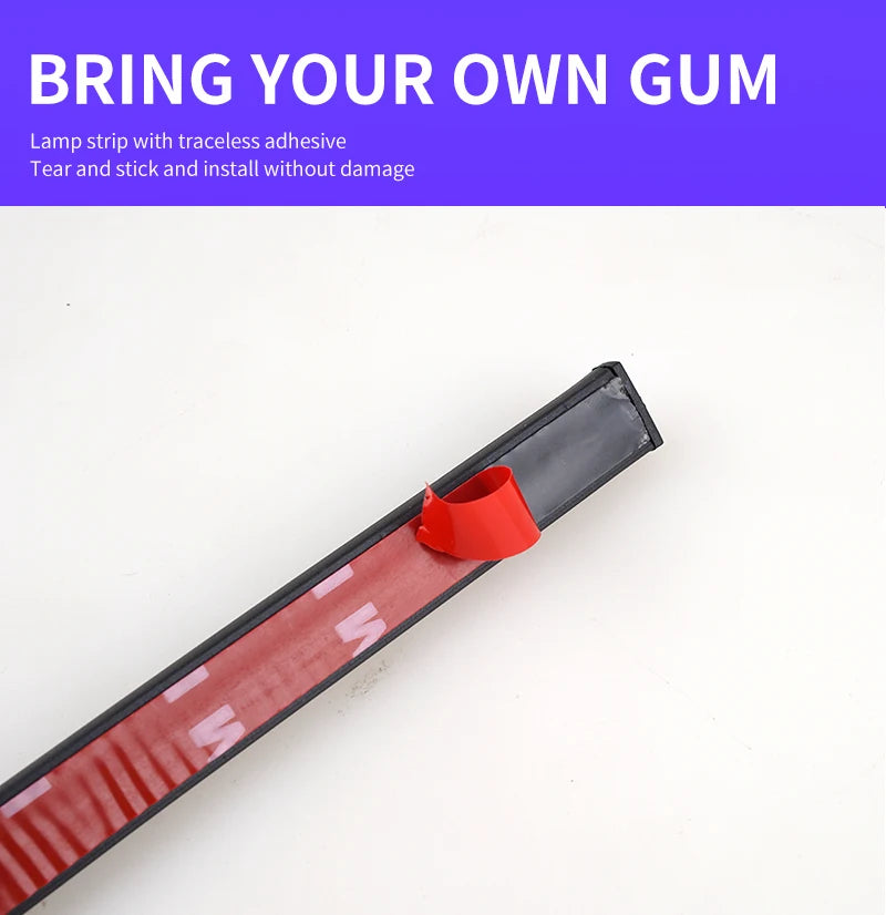 Universal Car RGB Ambient Lights LED Strip for Interior Decoration