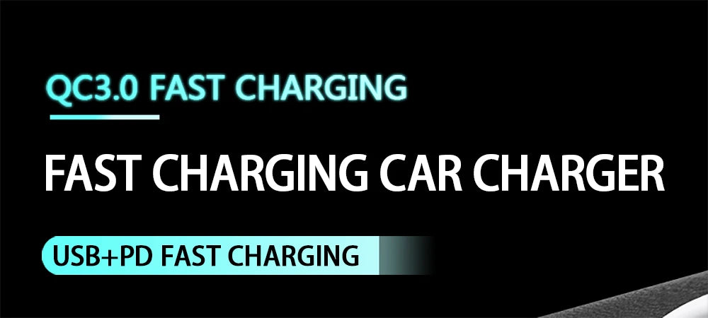 Car USB Charger Socket PD Type C QC 3.0