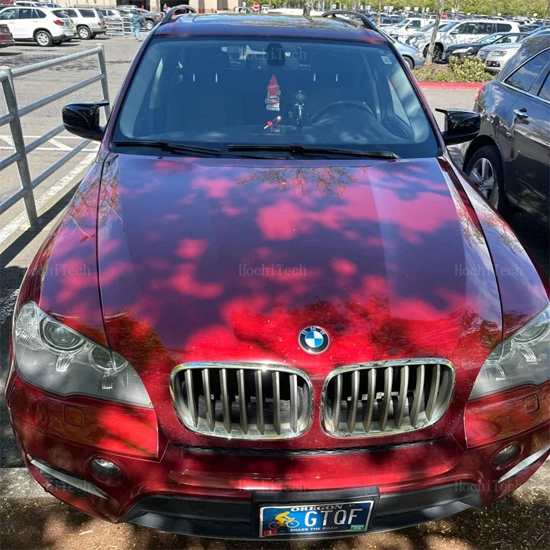 Carbon Fiber Look Black Rearview Side Mirror cover Caps