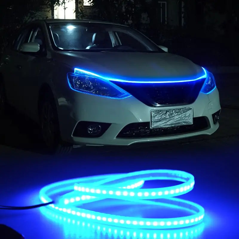 Universal Ambient Lamp LED Car Hood Atmosphere Lght Strip Waterproof