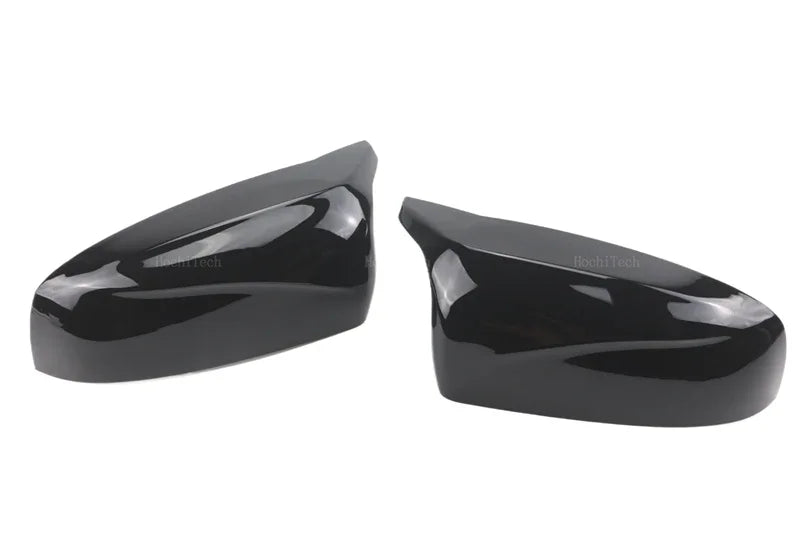 Carbon Fiber Look Black Rearview Side Mirror cover Caps