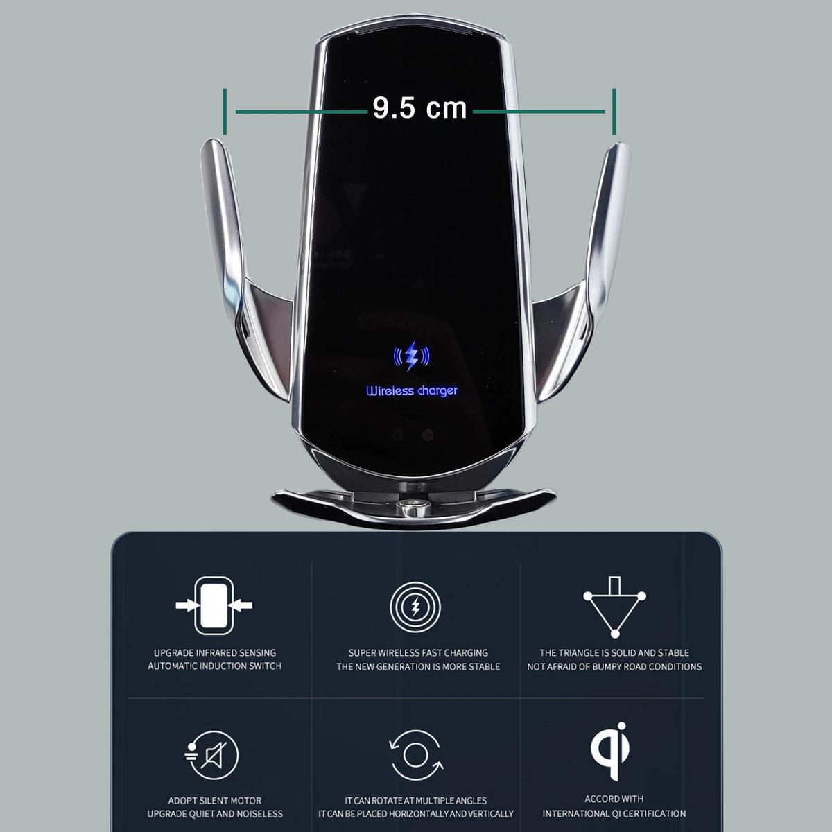 Car Wireless Charging Phone Holder