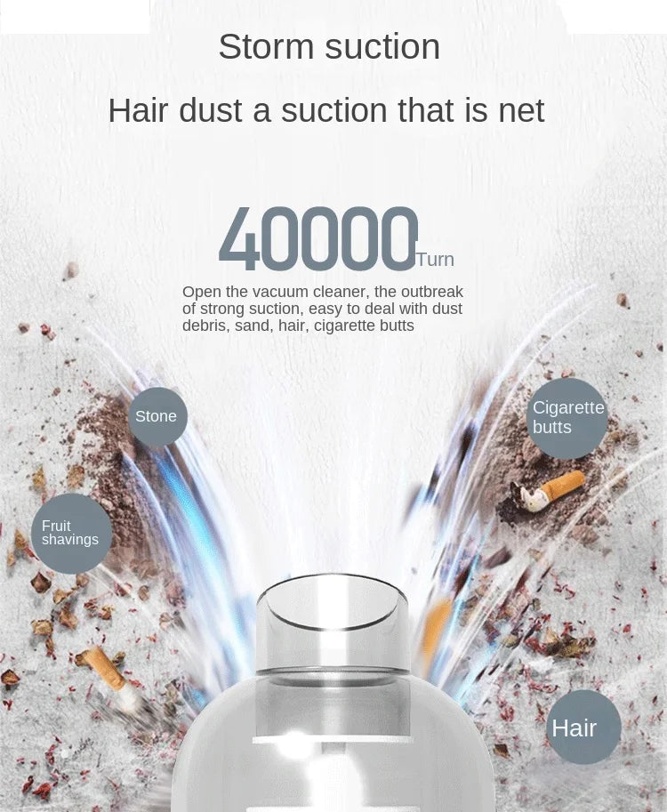 Portable Car Vacuum Cleaner High Suction