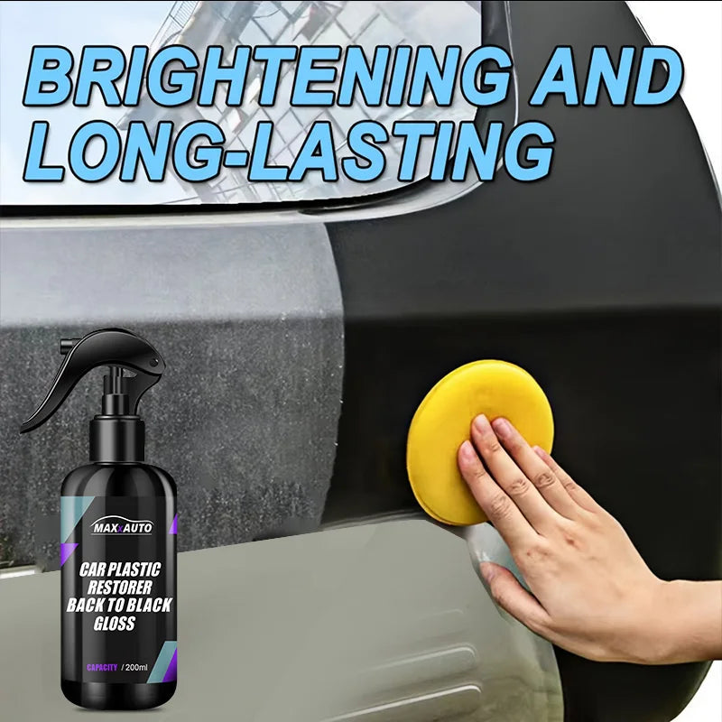 Car Plastic Restorer Back To Black Gloss Plastic Renovator