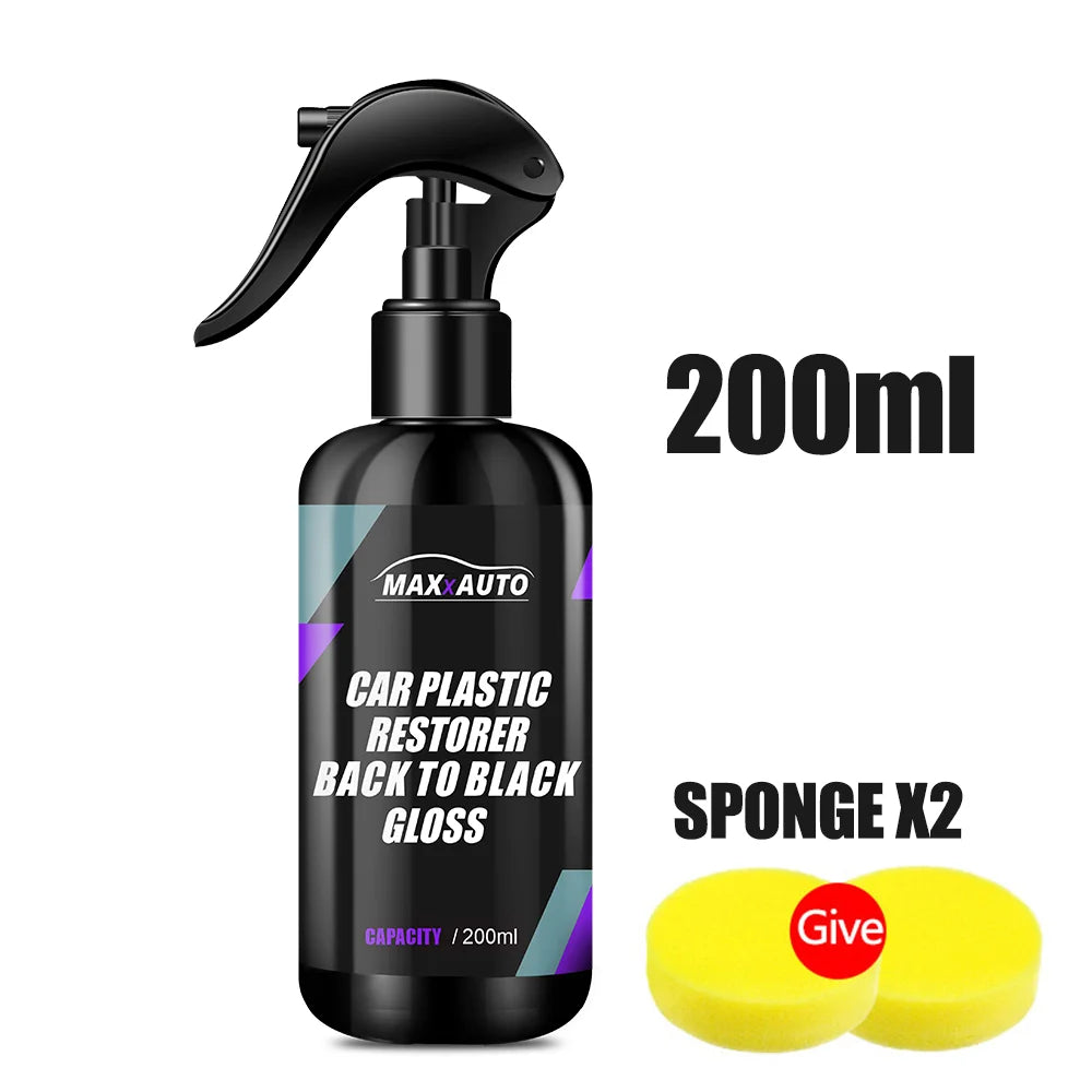 Car Plastic Restorer Back To Black Gloss Plastic Renovator