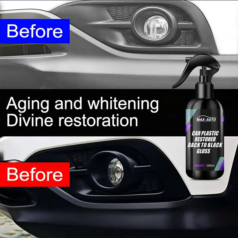 Car Plastic Restorer Back To Black Gloss Plastic Renovator