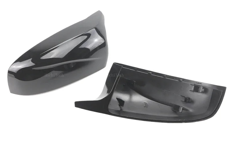 Carbon Fiber Look Black Rearview Side Mirror cover Caps