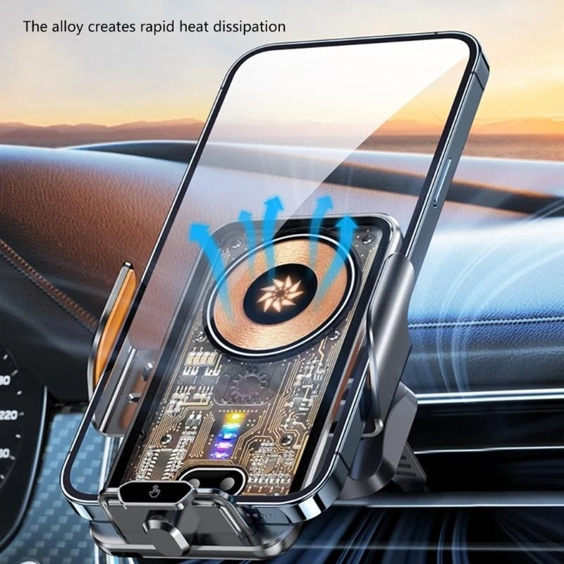 12QM 66W Wireless Charging Auto Mount Phone Holder