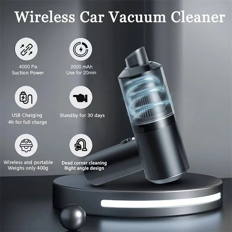 Portable Car Vacuum Cleaner Strong Suction &amp; Lightweight
