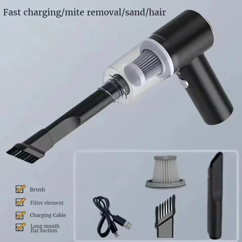 Portable Car Vacuum Cleaner Strong Suction & Lightweight