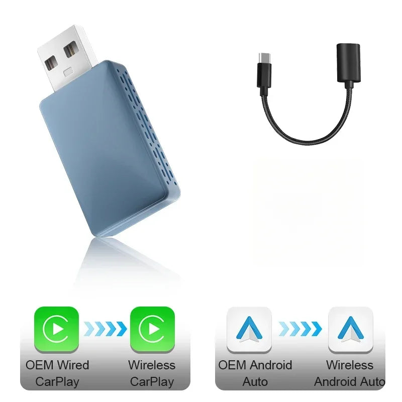 2-in-1 Wireless Adapter CarPlay Wireless Adapter
