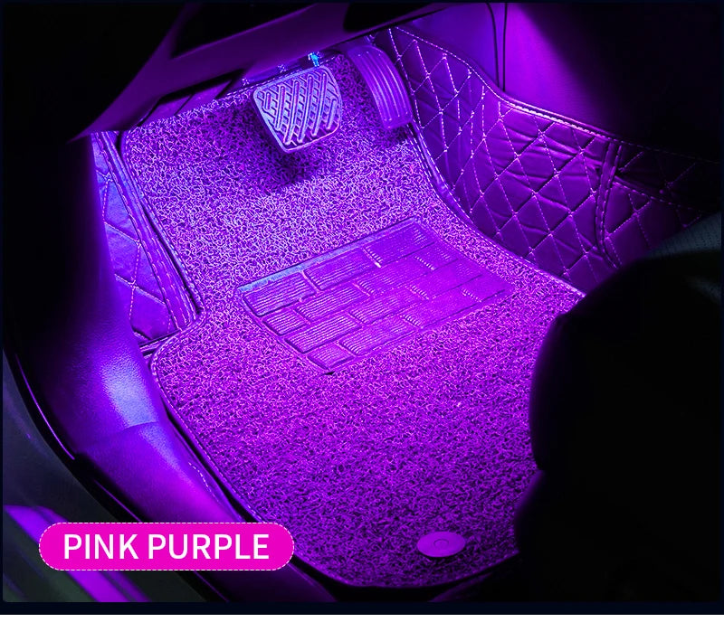 Universal Car RGB Ambient Lights LED Strip for Interior Decoration