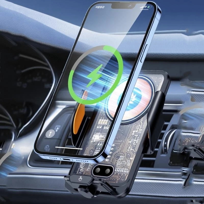 12QM 66W Wireless Charging Auto Mount Phone Holder