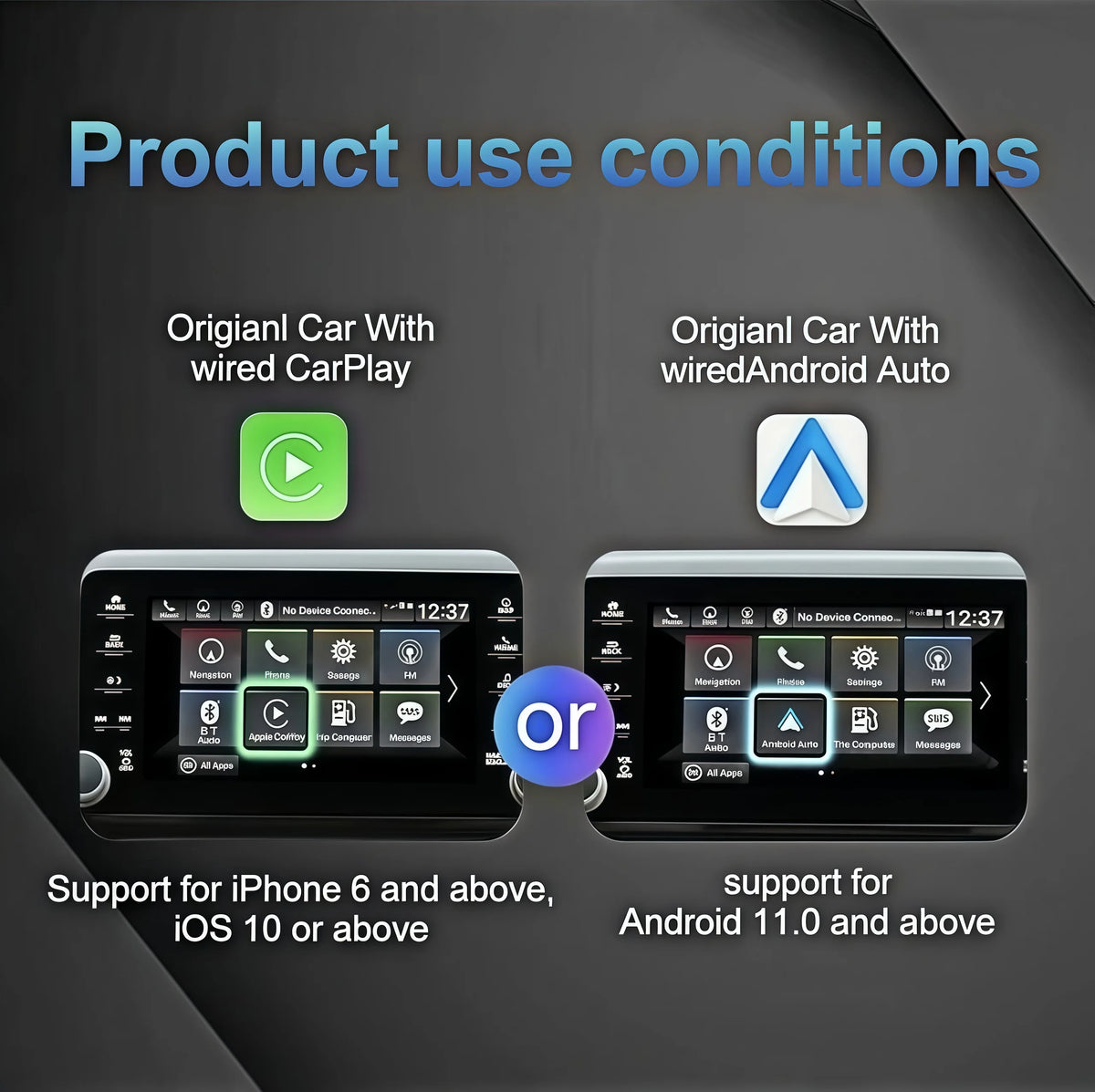 2-in-1 wired CarPlay to wireless