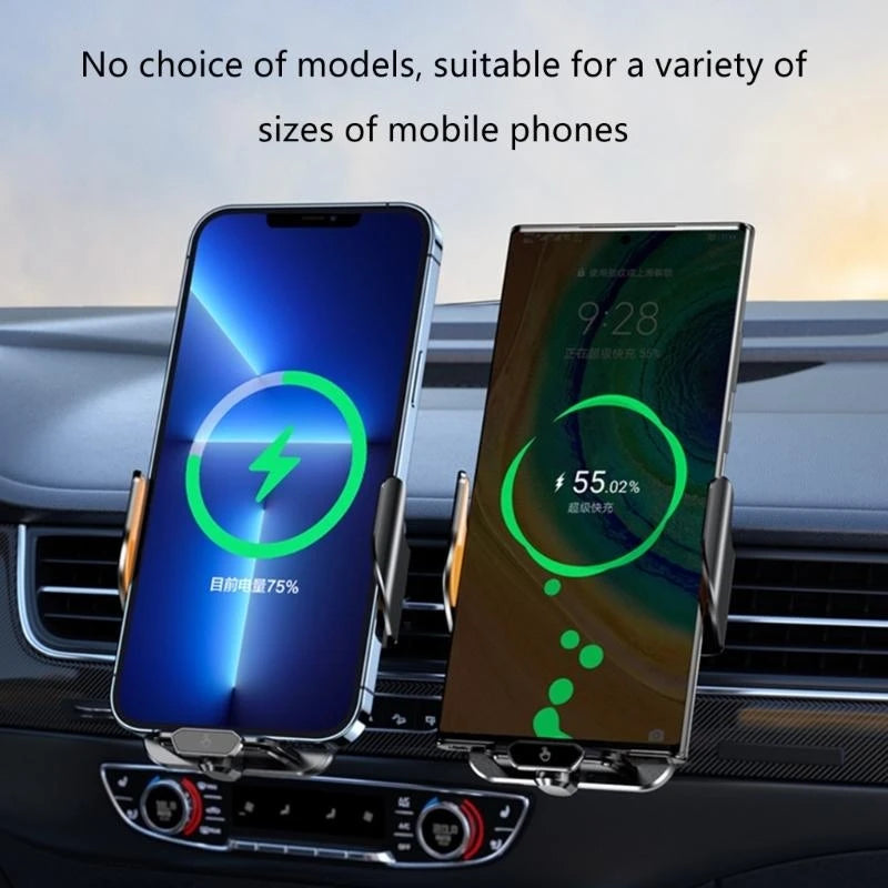 12QM 66W Wireless Charging Auto Mount Phone Holder
