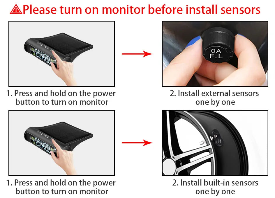 Smart TPMS Tire Pressure Monitor
