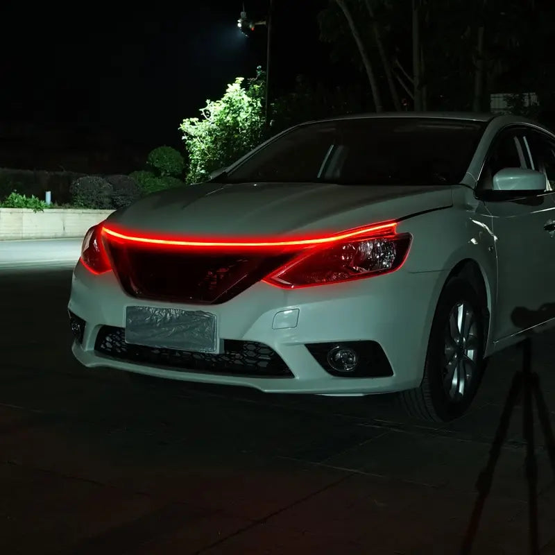 Universal Ambient Lamp LED Car Hood Atmosphere Lght Strip Waterproof