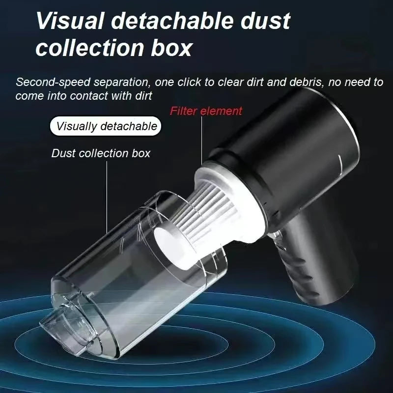 Portable Car Vacuum Cleaner Strong Suction &amp; Lightweight